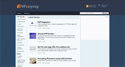 Desktop Screenshot of phpeasystep.com